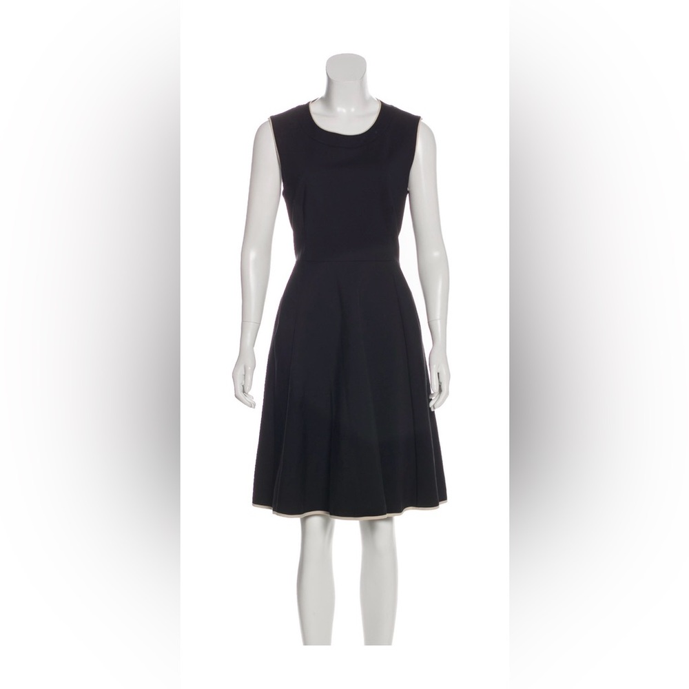 Kate Spade Elegant Black Sleeveless Midi Dress Size 12 NWOT